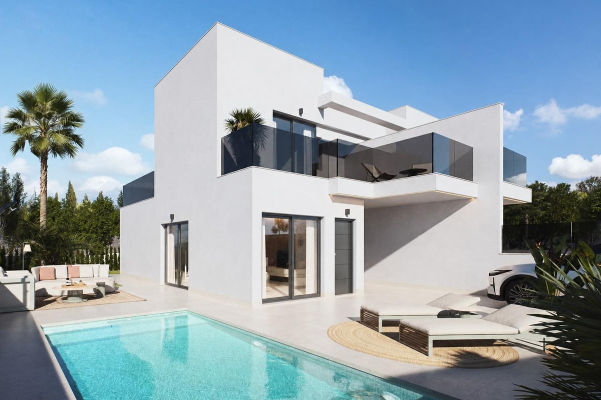 Aussicht von der Villa in Los Alcazares
