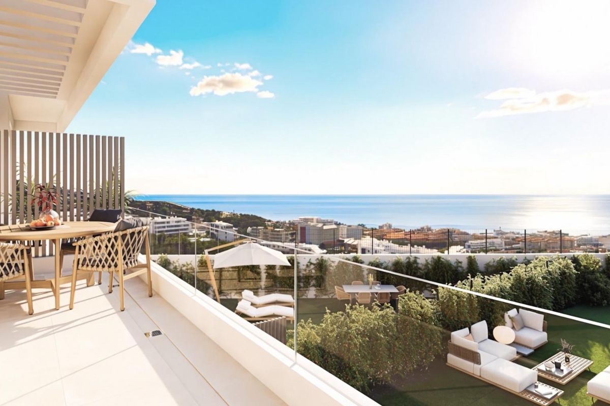 Town house Fuengirola tengerre néző kilátás