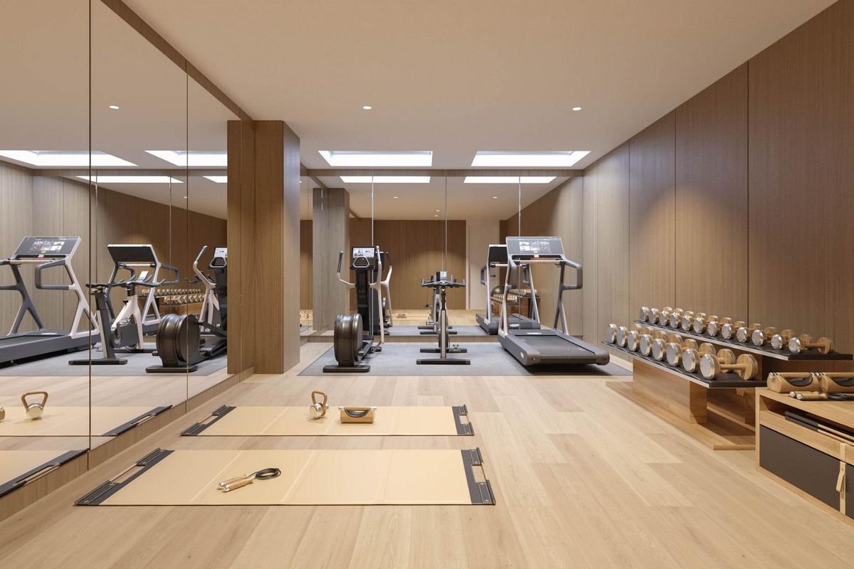 Gym facilities in Marbella complex