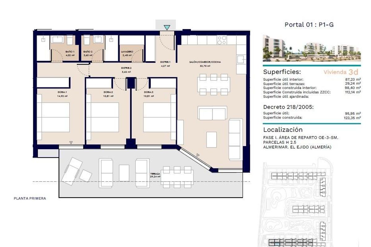 NEW BUILD RESIDENTIAL COMPLEX IN ALMERIMAR