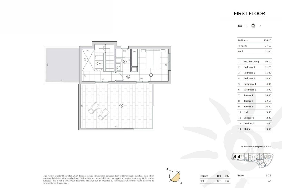 Frontansicht der Villa in Finestrat
