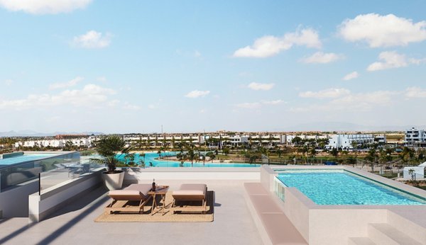 Penthouse Torre Pacheco met terraszicht