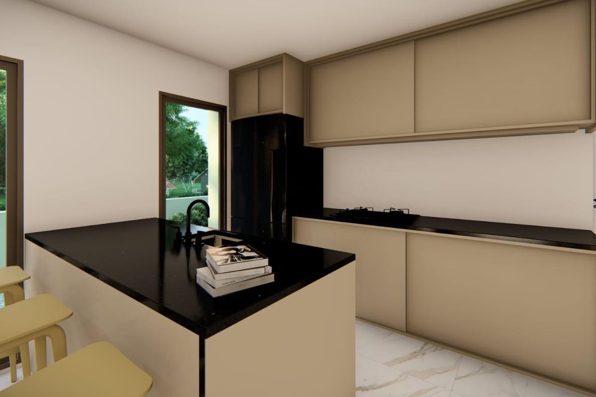 Badkamer in de nieuwbouw town house