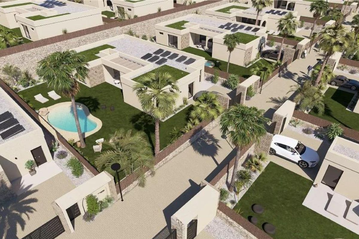 Elegant villa bedroom with natural light