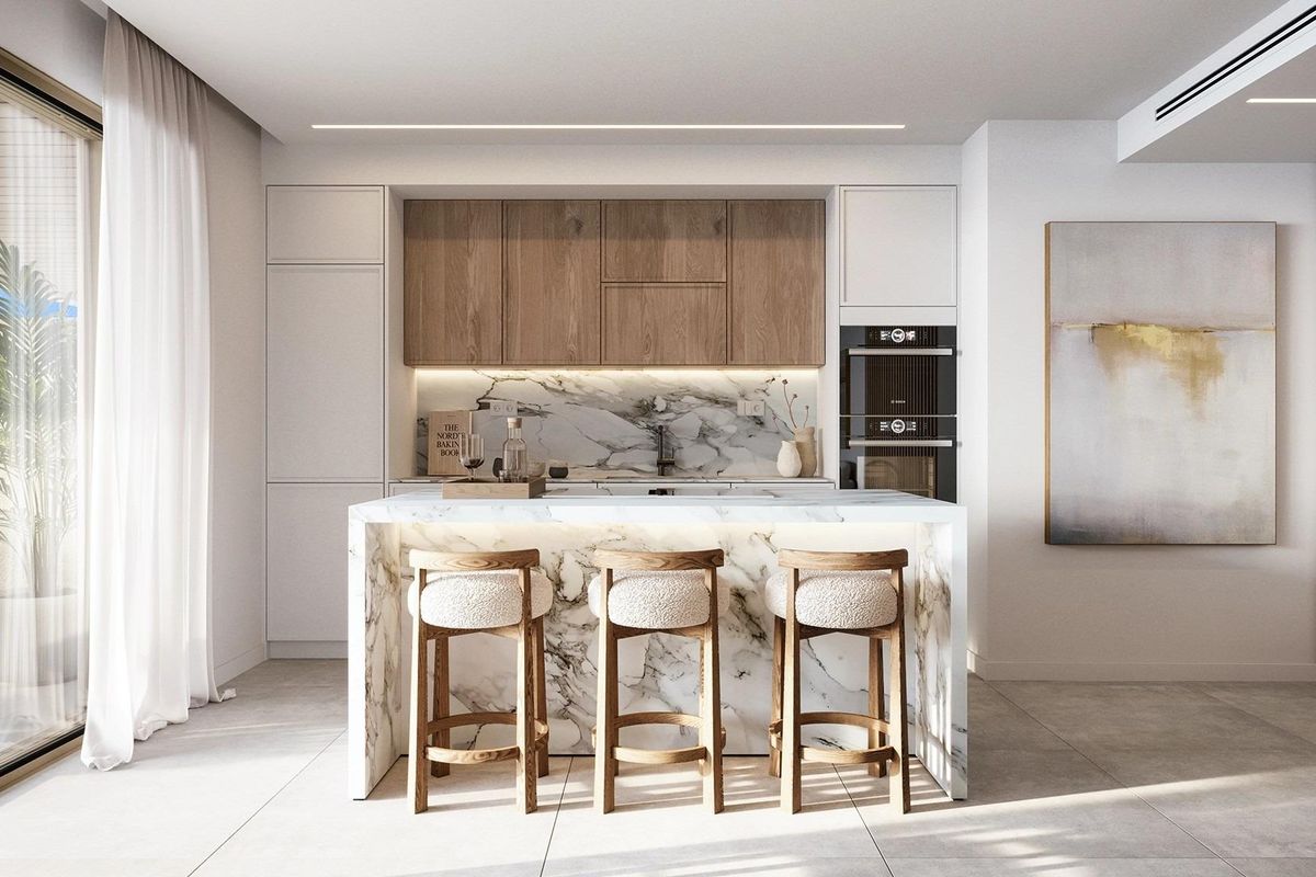 Open woonruimte penthouse Estepona