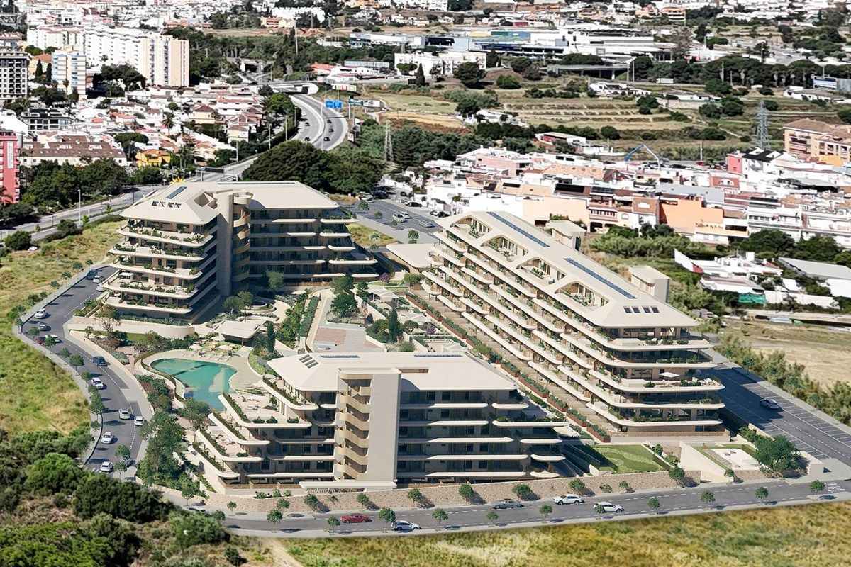Outdoor pool at Fuengirola resort