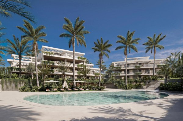 Begane grond appartement Estepona exterieur