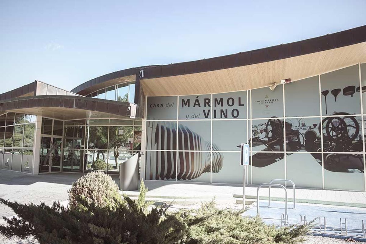 Cultural center exterior showcasing local history in Pinoso, featuring contemporary architecture.