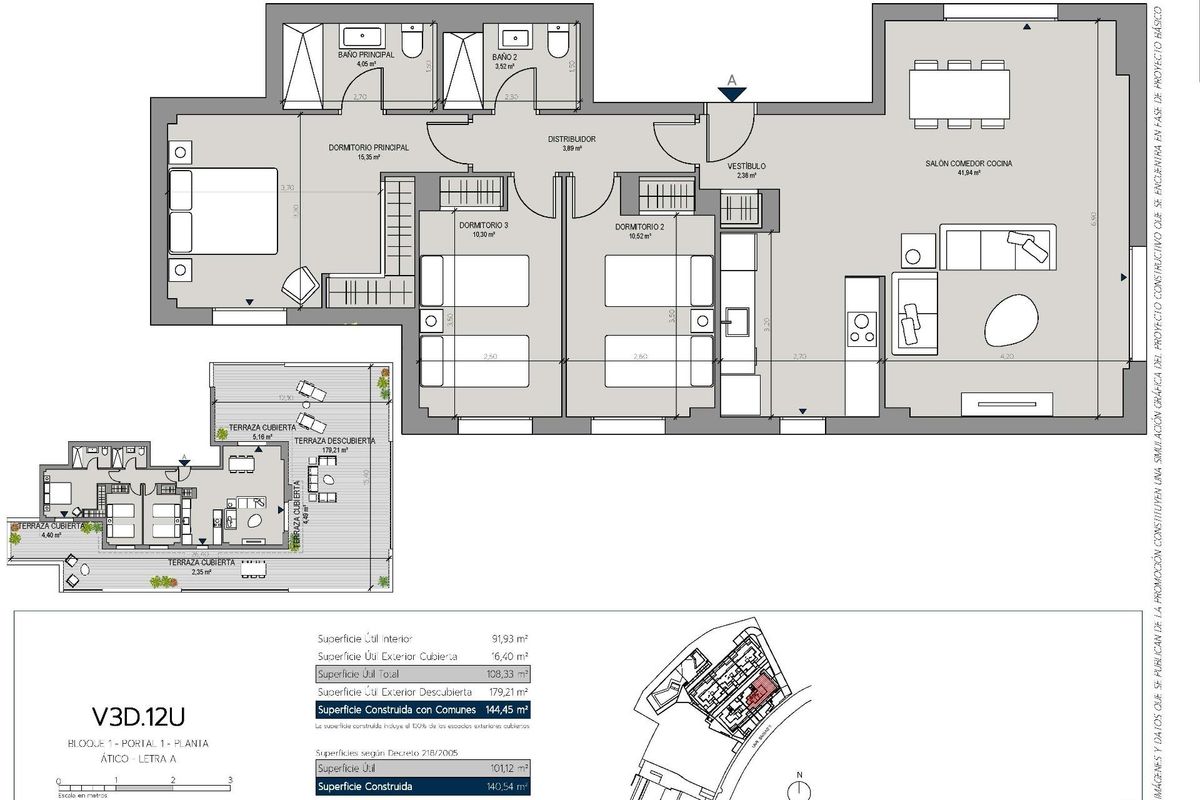 3-Bedroom Penthouse in Manilva