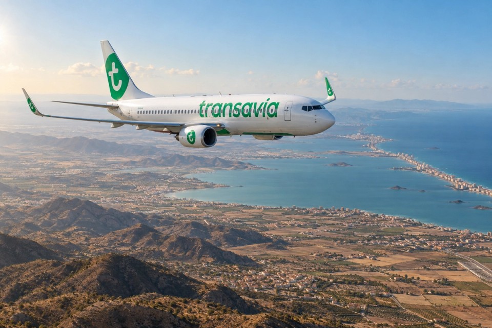 Transavia fliegt von Schiphol nach Murcia