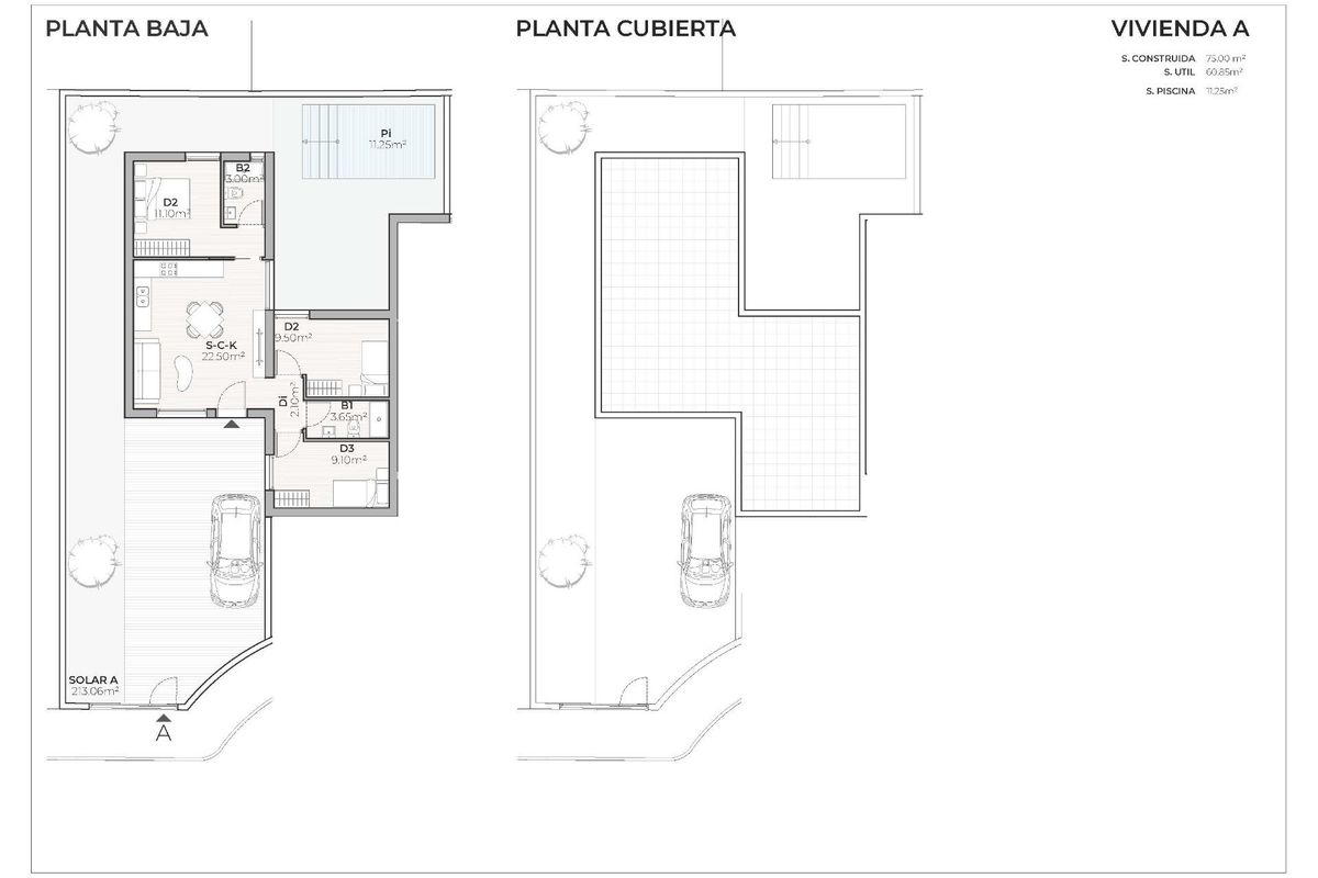 Mazarrón villa with modern kitchen