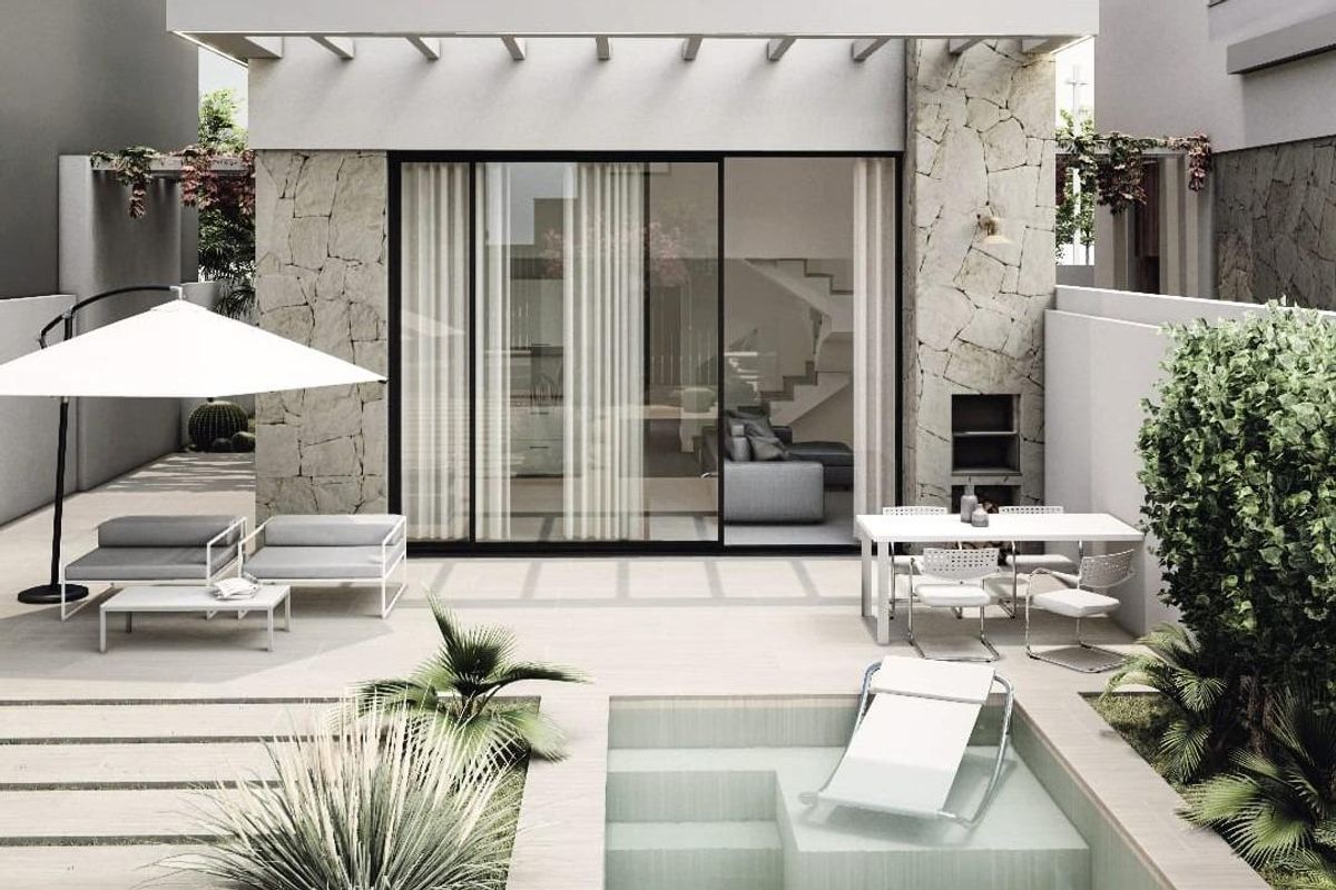 Moderne 3-slaapkamer villa in San Juan de los Terreros, met een privé zwembad en terras.