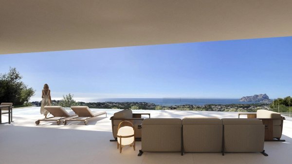 Luxusvilla in Benissa mit Meerblick