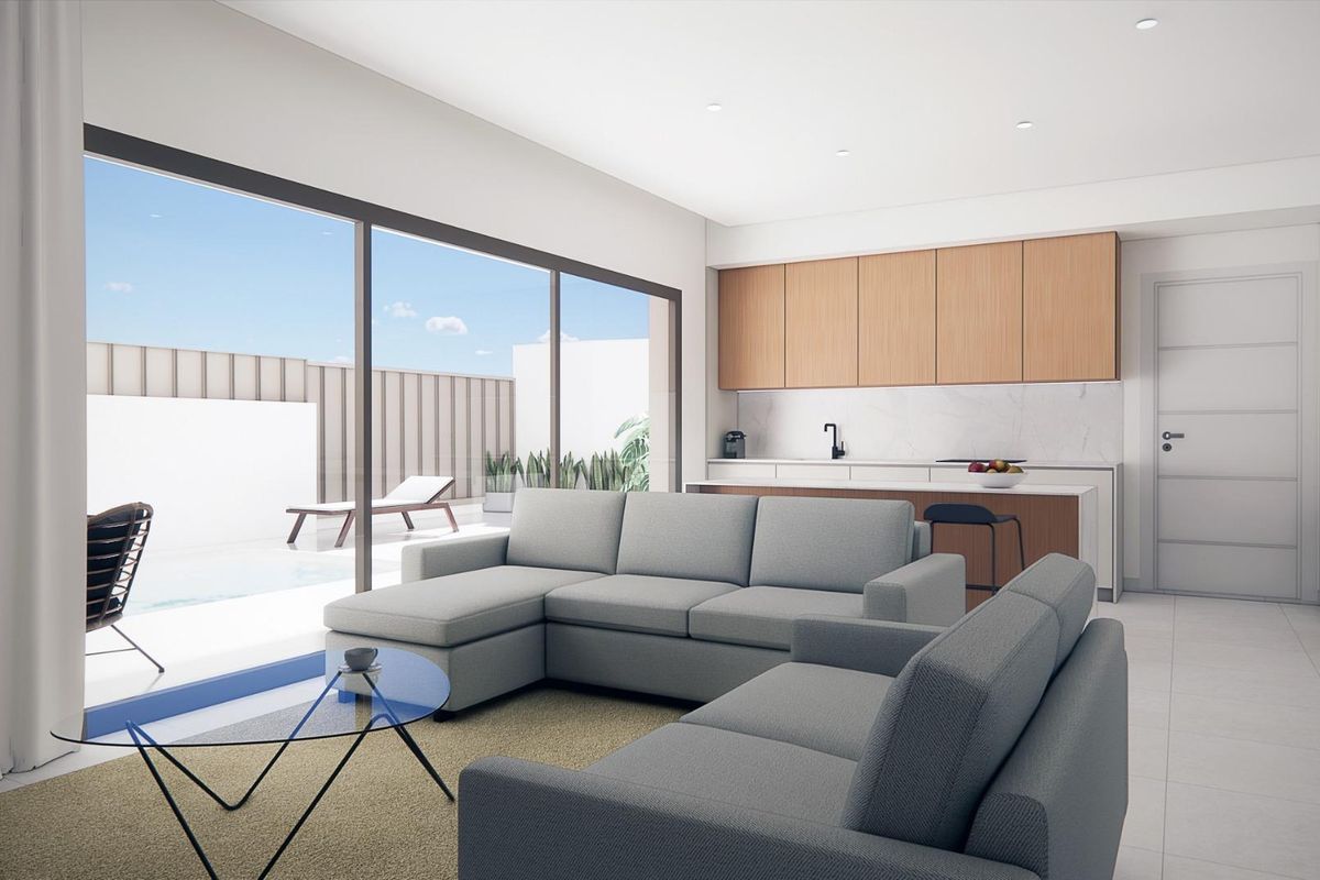 Zicht op wooncomplex in Pilar de la Horadada