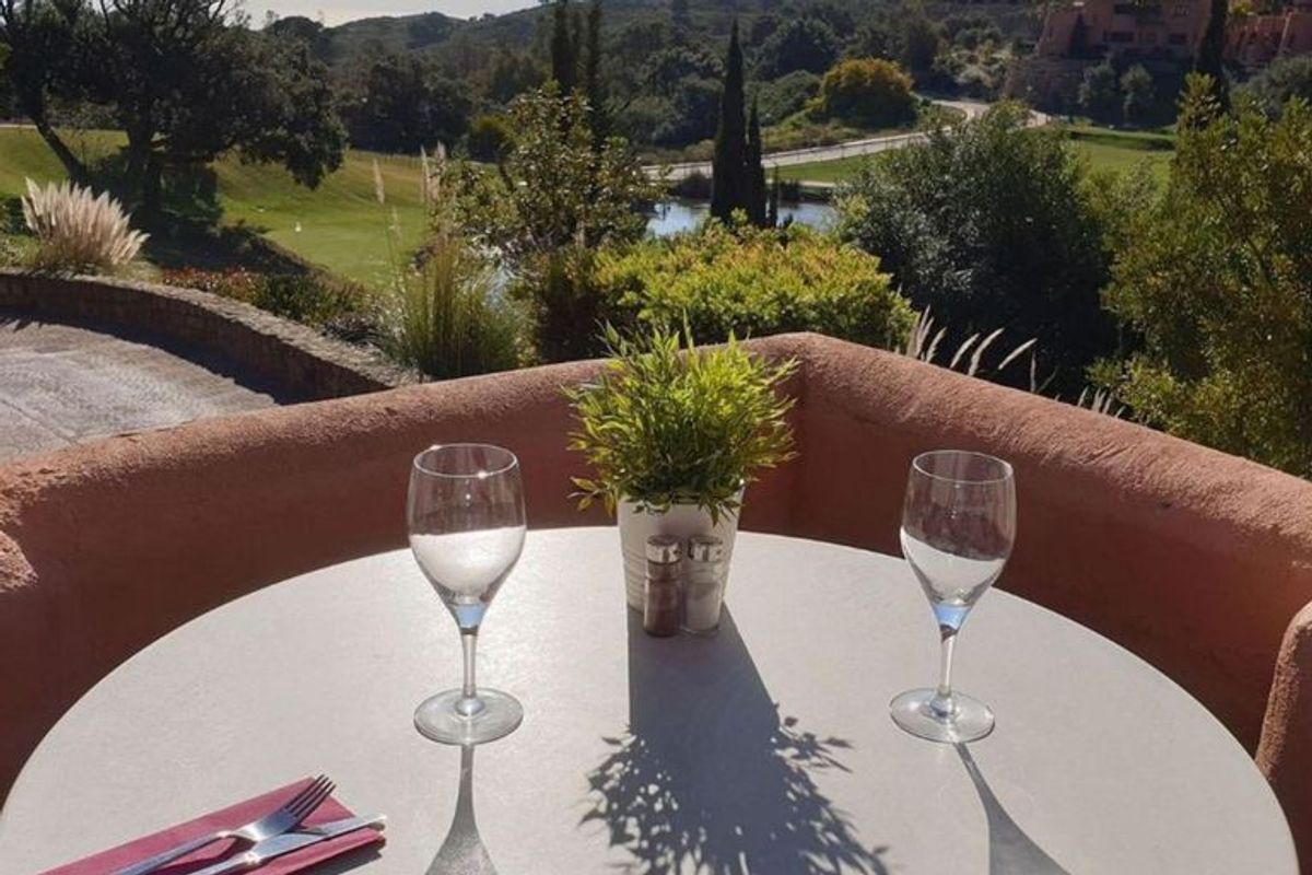 Residential terrace overlooking El Soto de Marbella golf course