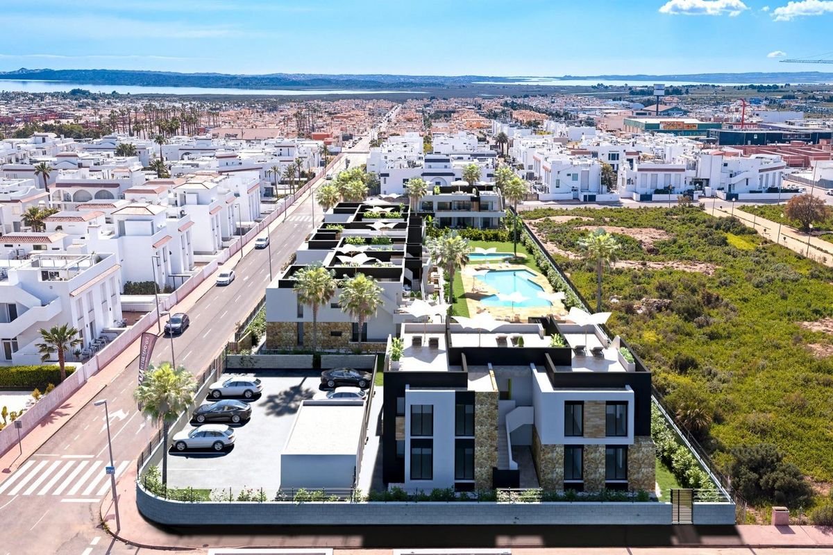 Rojales bungalow terasz kilátással