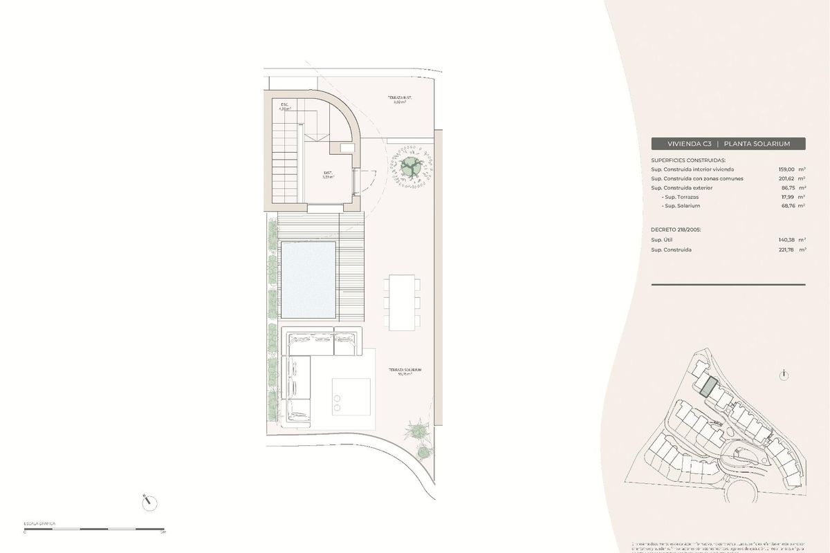 Detailansicht der modernen Küche