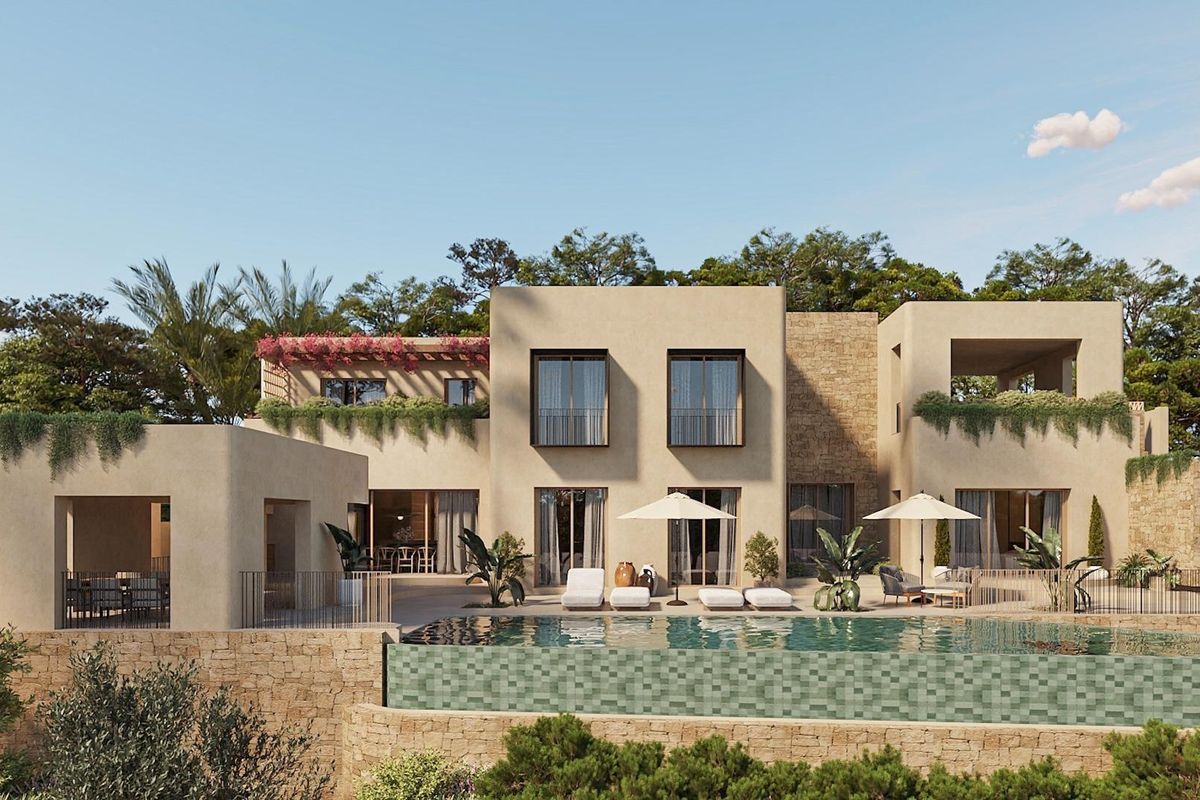 Luxe woonkamer met panoramisch uitzicht