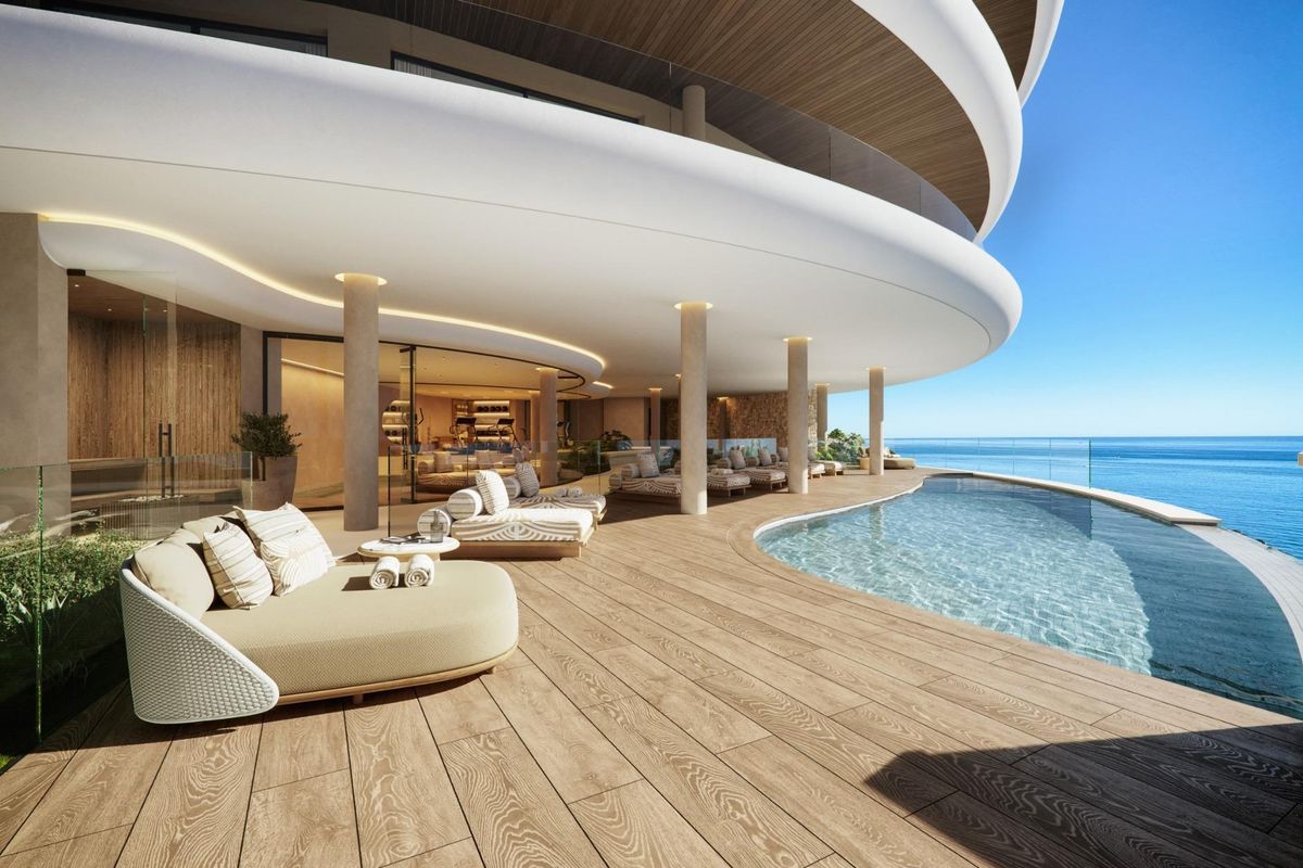 Terras van luxe appartement Fuengirola