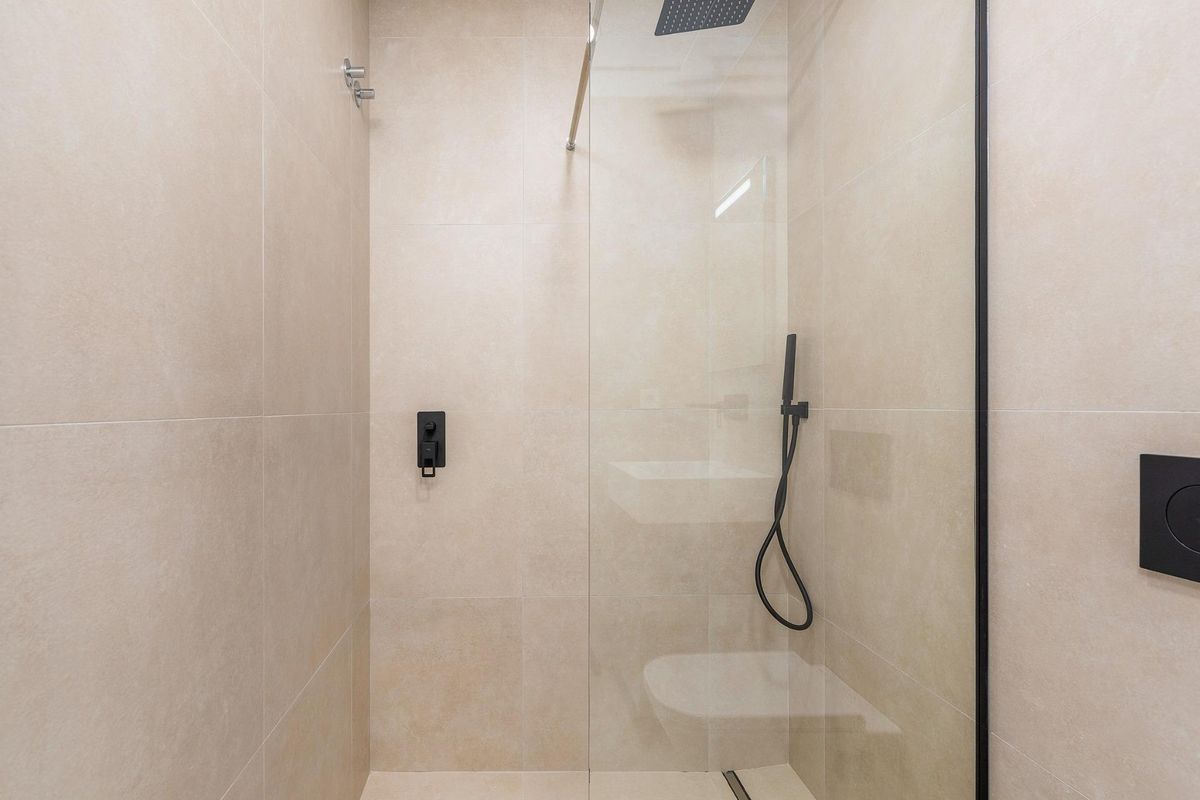 Open plan living and dining area