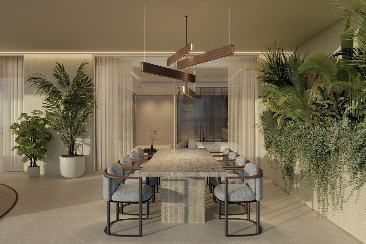 Gemeinschaftspool des Apartments in Estepona