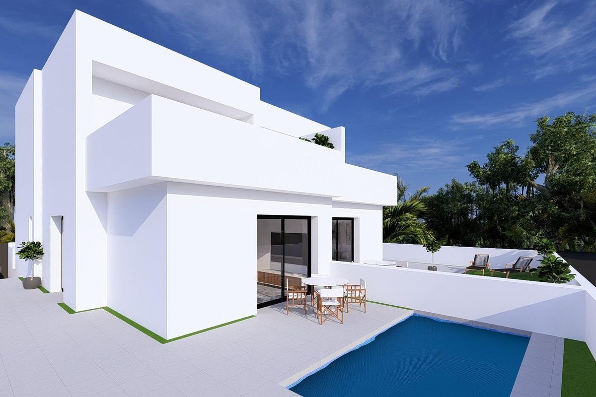 3-Schlafzimmer Villa Daya Nueva Pool - Bild 12