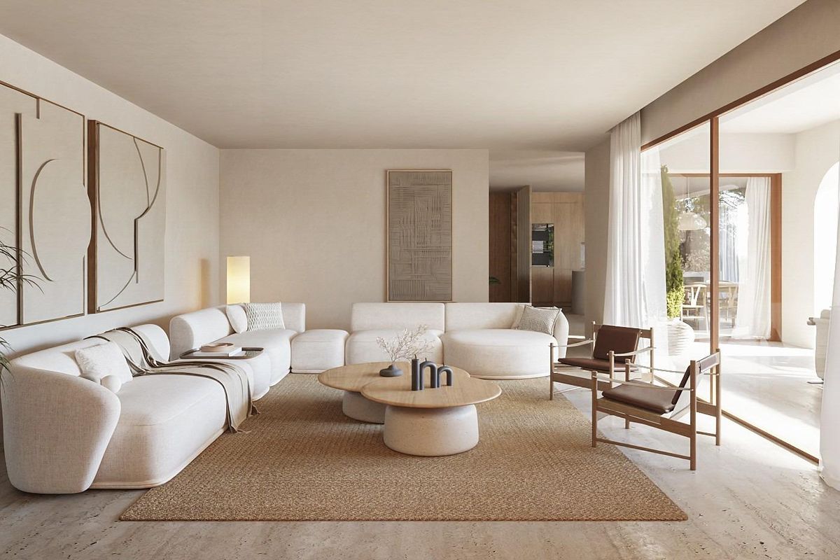 Hoofdslaapkamer met en suite badkamer in Benissa