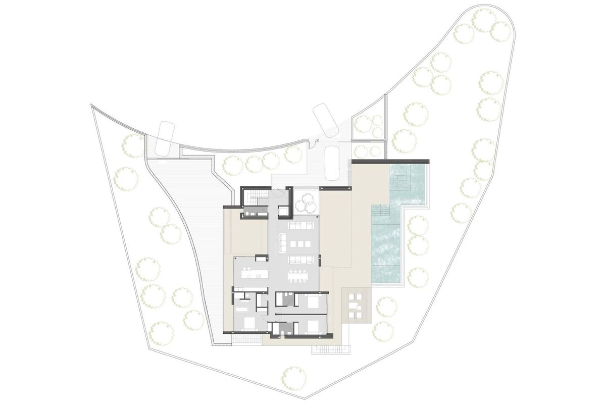 Landschapszicht vanaf villa Moraira