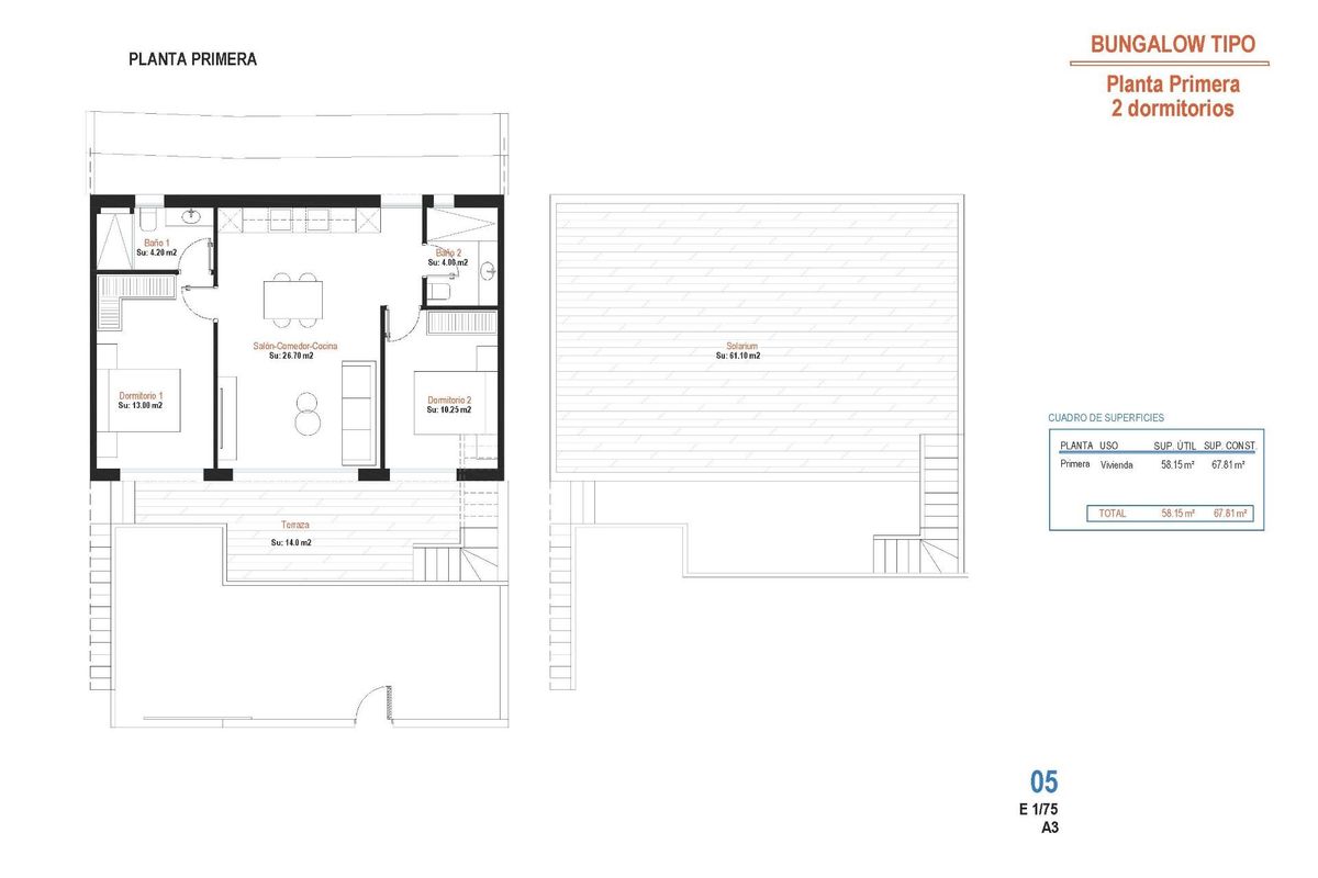 Bungalow terasz Alhama De Murcia