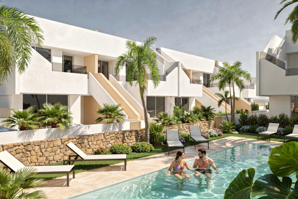 Wohnzimmer des Bungalows in Pilar de la Horadada