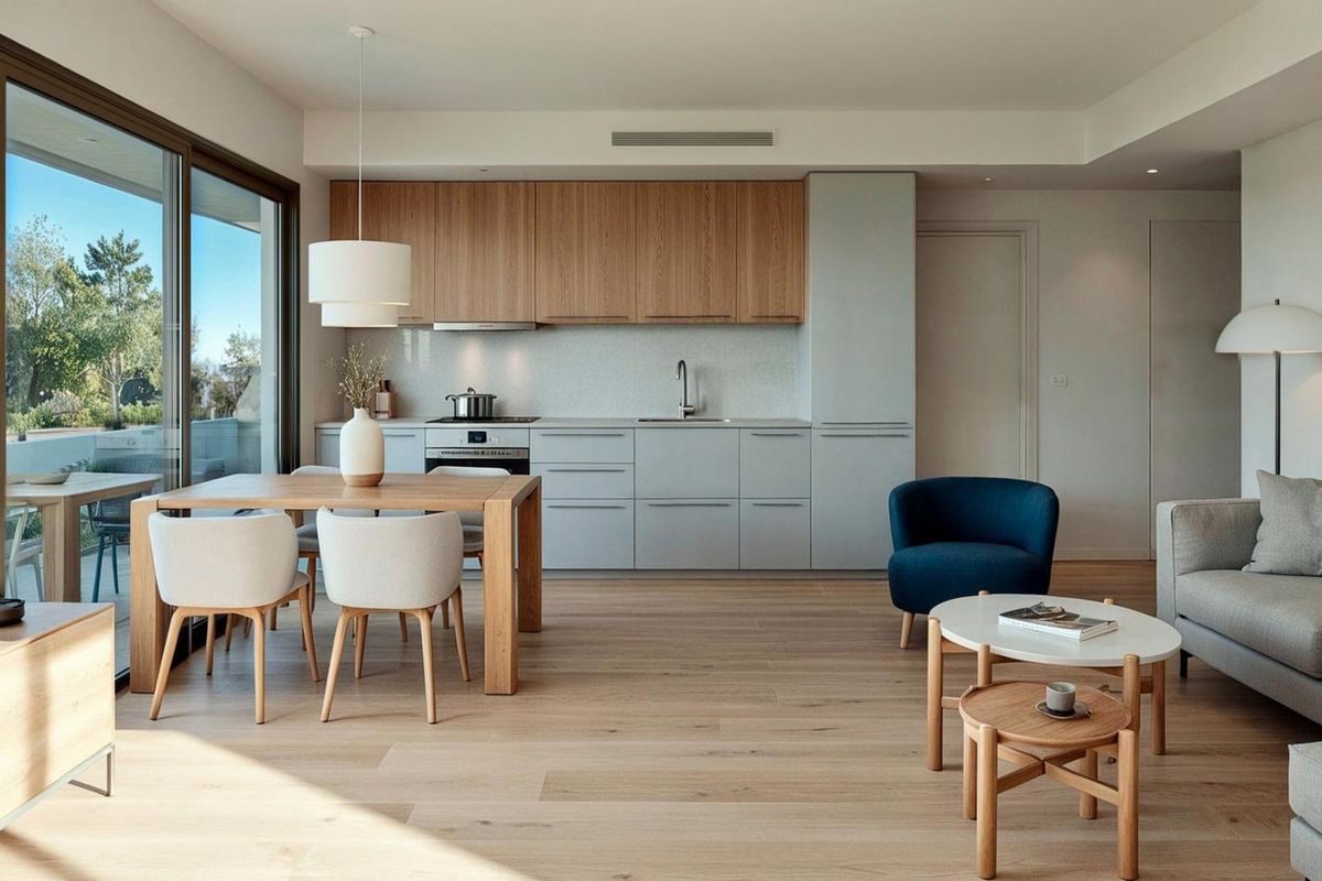 Fully equipped modern kitchen