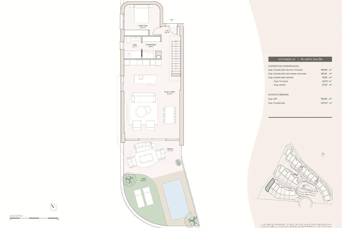4-Schlafzimmer Stadthaus Fuengirola Meerblick - Bild 17