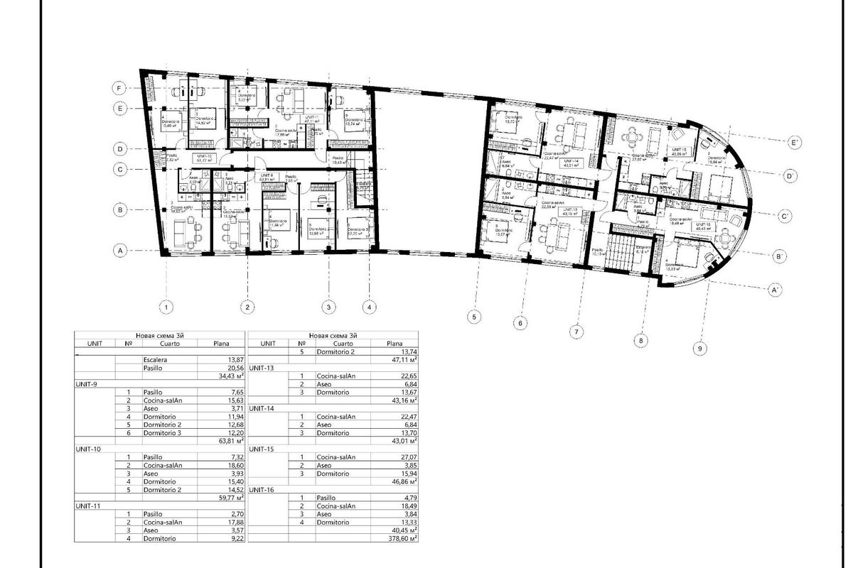Ingang van Relleu appartementencomplex