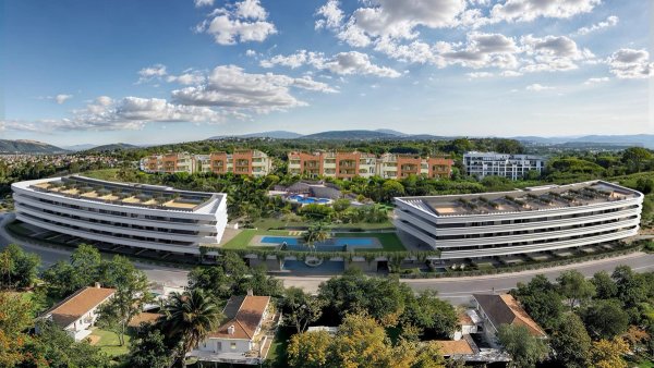 Ground floor apartment exterior in Manilva