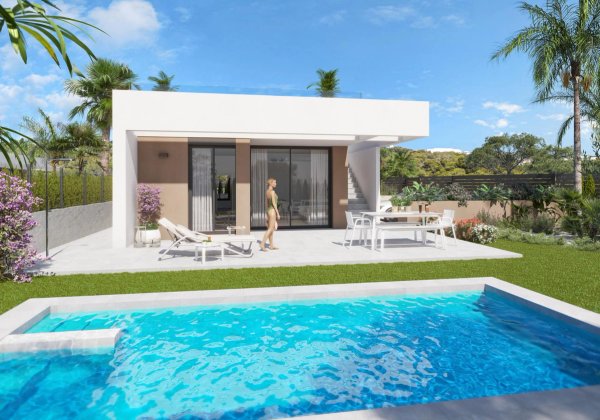 Moderne villa met 3 slaapkamers, privézwembad en tuin in Vera, Costa de Almeria, Spanje.