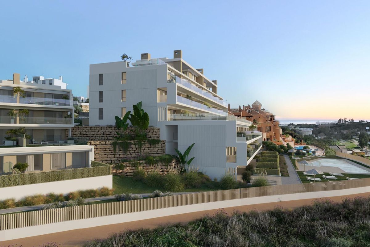 Modern apartment exterior in Estepona