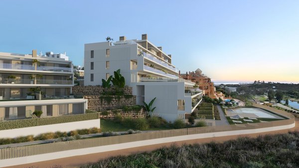 Appartement met zeezicht in Estepona