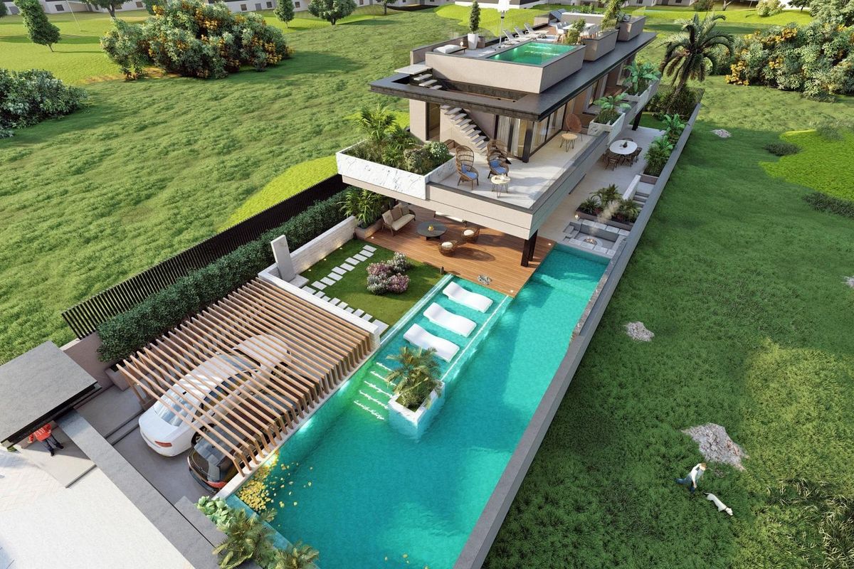 Dakterras met zwembad en barbecue in Fuengirola