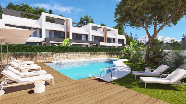 3-Slaapkamer Townhouse Mijas Zeezicht
