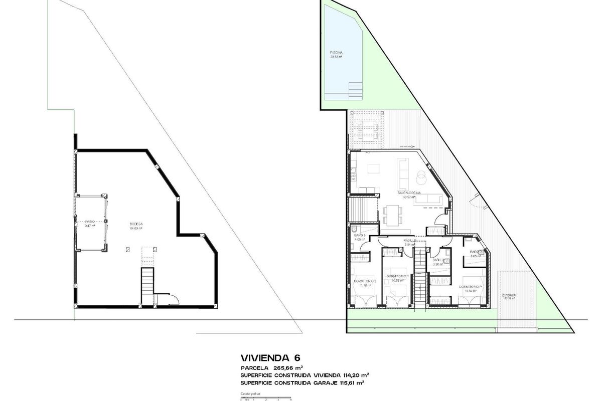 3-Slaapkamer Villa Torre Pacheco Zwembad - Afbeelding 16