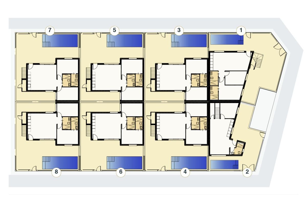 Wohnbereich des Bungalows in Torre Pacheco