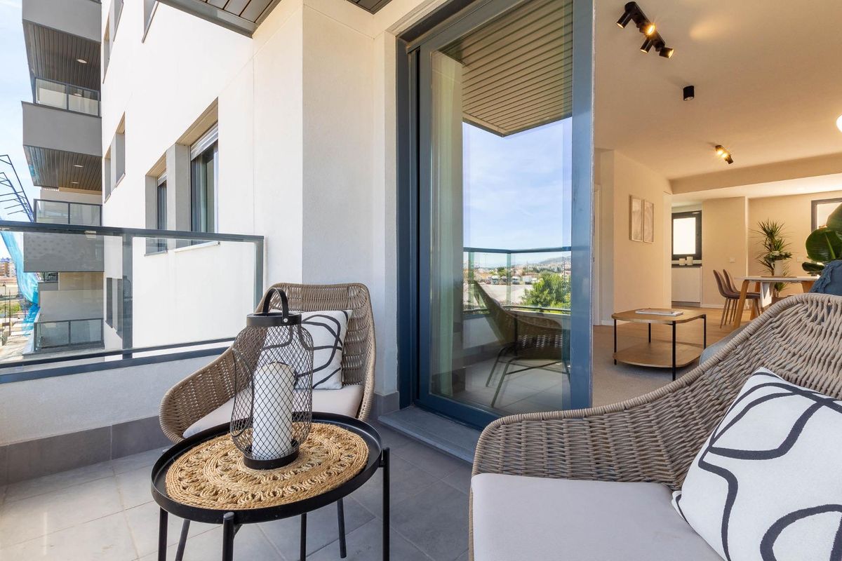 Lichte woonkamer in Mijas appartement