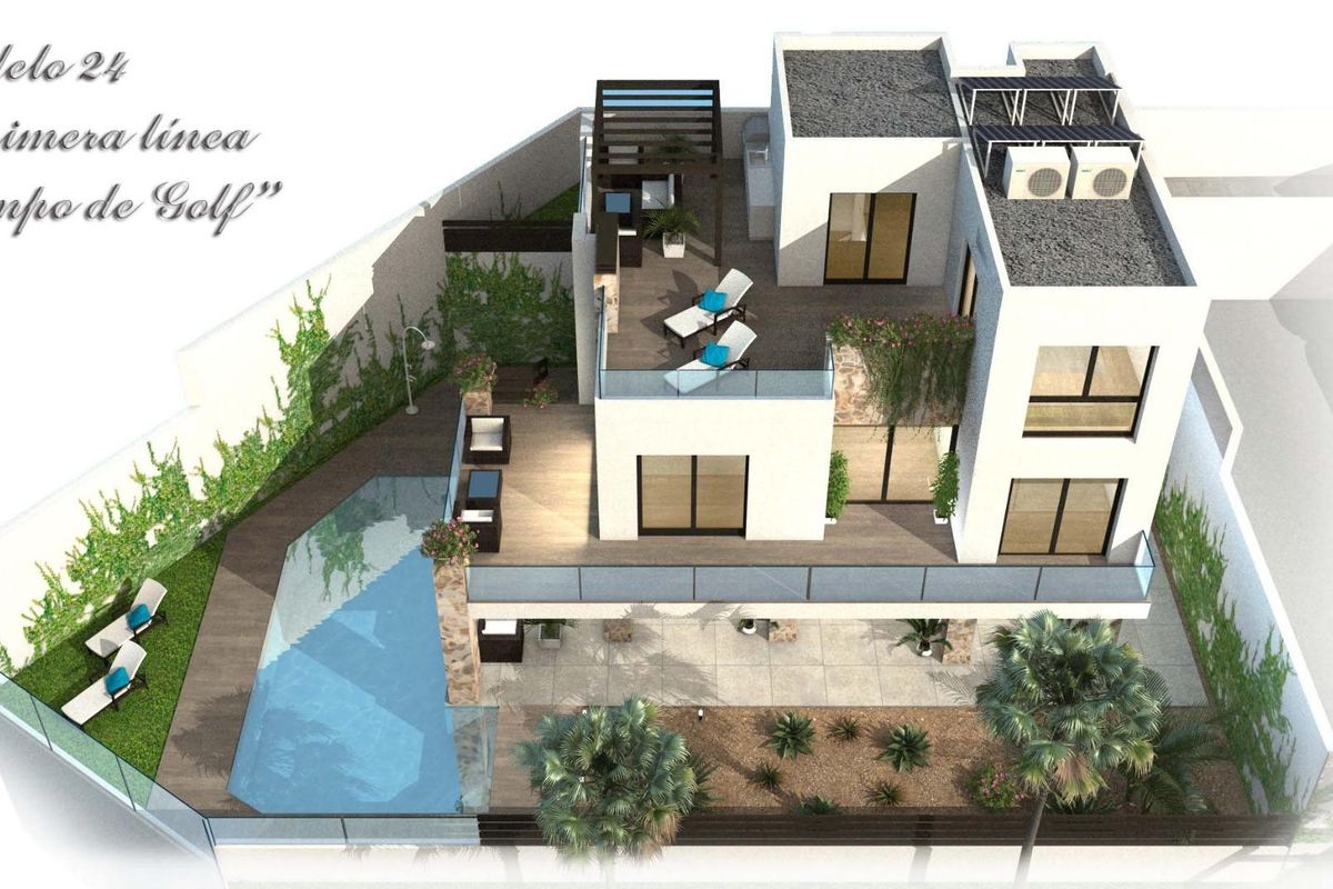 Luxe villa’s direct aan de golfbaan in Ciudad Quesada, Costa Blanca