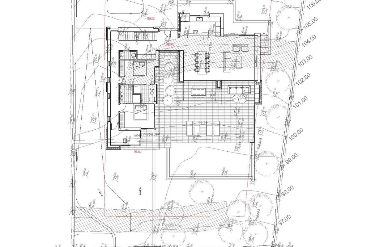 Toegang tot villa Benissa met panoramisch uitzicht