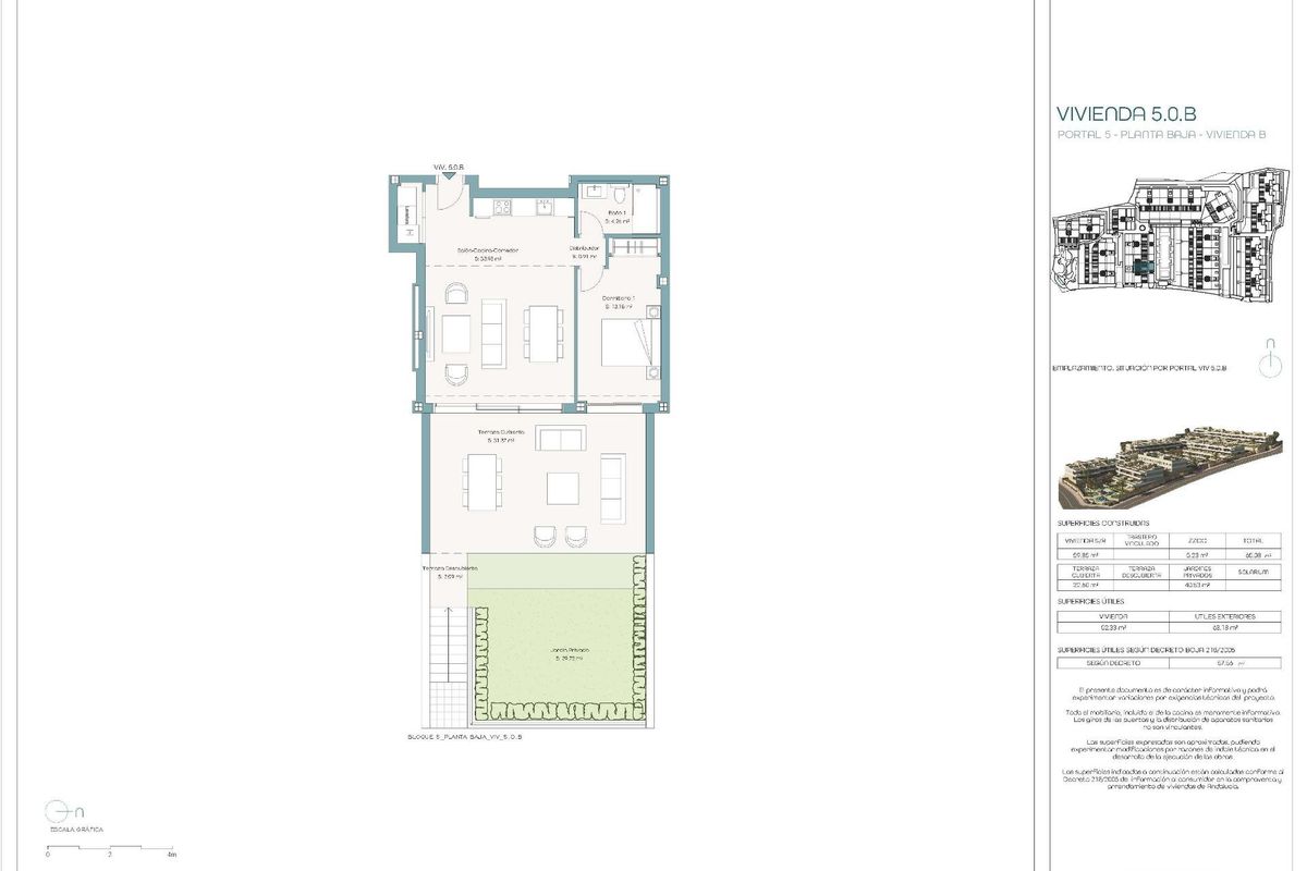 1-Slaapkamer Appartement Estepona Terras - Afbeelding 20
