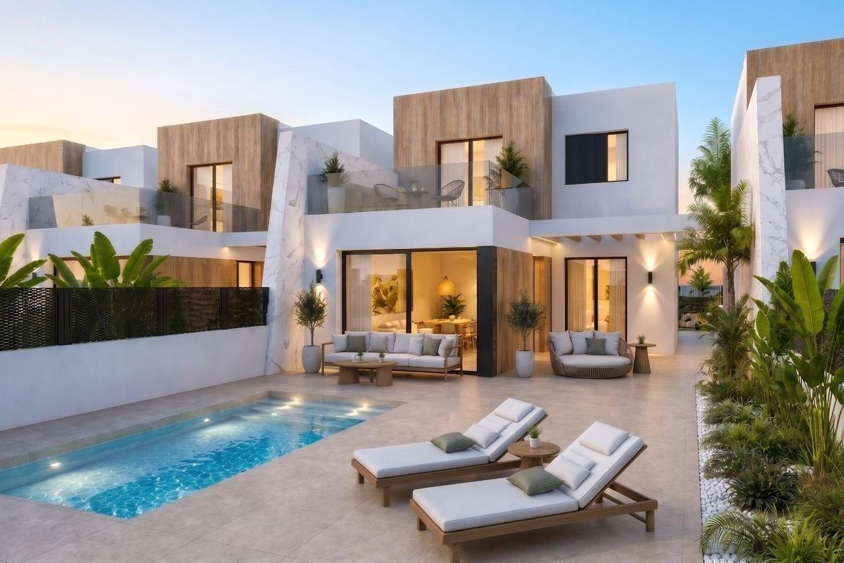 Town house with pool in Torre Pacheco