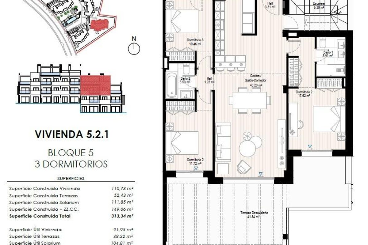 3-Bedroom Penthouse in Casares