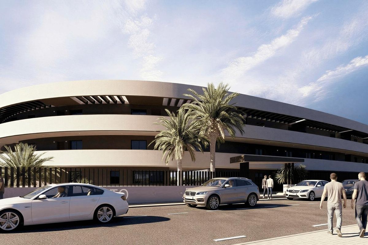 Wohnzimmer mit Terrasse in Los Alcazares