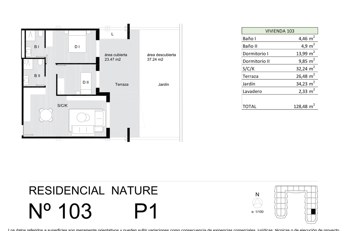 Nature Resort 103 – Nature Resort: benedenwoning met 2 slaapkamers