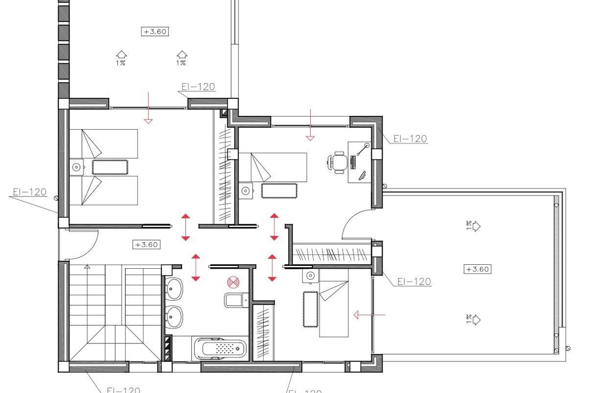 Panoramisch uitzicht op sinaasappelboomgaarden